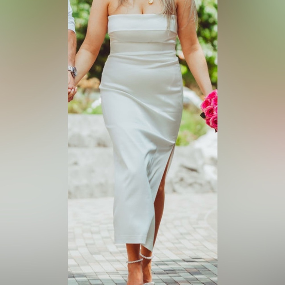 Aritzia Ten Exclusive Satin Dress - Picture 4 of 6